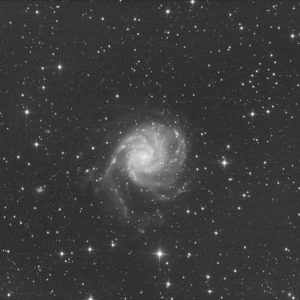 <b>Galaxie : </b>Du Moulinet M101<b> Constellation : </b>Grande Ourse<br><b>Monture : </b>Monture  Avallon M-Uno Star-Go.   <b>Télescope : </b>Sky-Watcher 200 Quattro F4.    <b>Camera : </b>Altair 2600MM.   