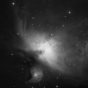 <b>Nébuleuse : </b>M42<b> Constellation : </b>Orion<br><b>Monture : </b>Monture maison avec Goto OnStep.   <b>Télescope : </b>Sky-Watcher 150-PDS F5.    <b>Camera : </b>ZWO 183MM.   