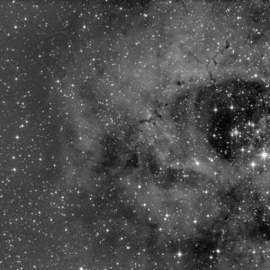 <b>Nébuleuse : </b>De la Rosette<b> Constellation : </b>Licorne<br><b>Monture : </b>Monture  Avallon M-Uno Star-Go.   <b>Télescope : </b>Sky-Watcher 200 Quattro F4.    <b>Camera : </b>Altair 2600MM.   